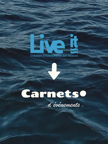 Image qui illustre le changement de nom de Live it vers Carnets d'évènements