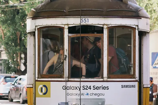 Photo de l'arrière d'un tramway